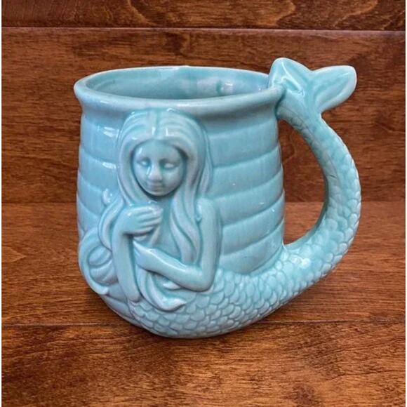 MERMAID You Are Mer-Mazing Teal Colored Mug - Picture 1 of 4